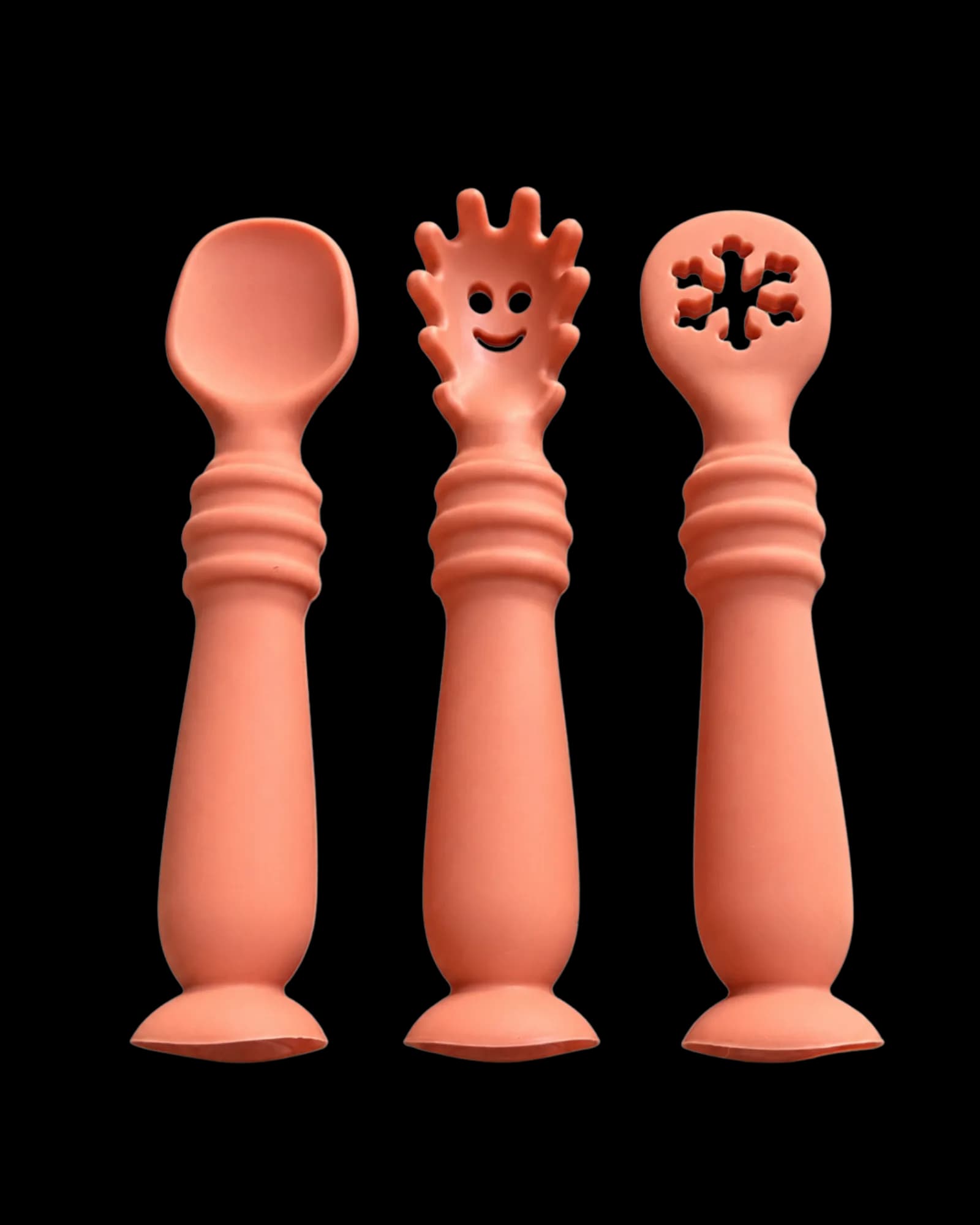 Set de cucharas de silicona para bebé